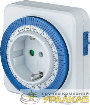 Таймер 61 558 NTR-A-S02-WH розет. электромех. Navigator 