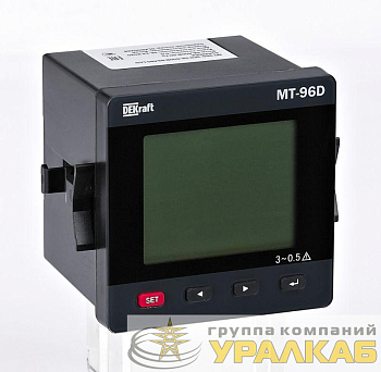 Мультиметр цифровой МТ-72D 3ф вх. 600В 5А RS-485 72х72мм LCD-дисплей DEKraft 