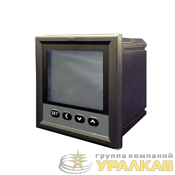 Прибор измерительный многофункциональный PD666-3S3 3ф 5А RS-485 96х96 LCD дисплей 380В CHINT 