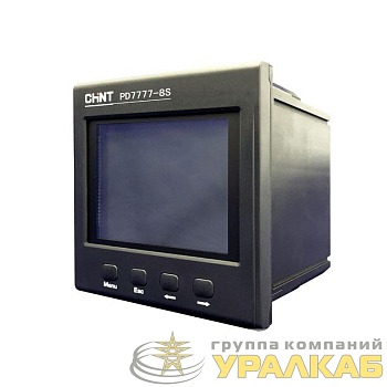 Прибор измерительный многофункциональный PD7777-8S3 3ф 5А RS-485 120х120 LCD дисплей 380В CHINT 