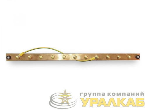 Шина заземления 19дюймов 482мм TGRD-19 медн. Hyperline 