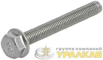 Болт с шестигранной головкой М8х65 со стопорным буртом IEK 