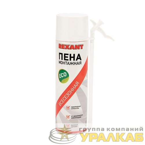 Пена монтажная всесезонная с трубочкой 40л eco Rexant 