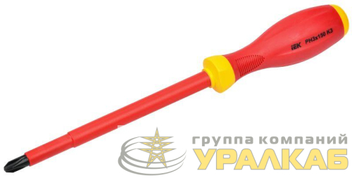 Отвертка диэлектрическая крестовая PH3х150 K3 1000В ARMA2L 3 IEK 