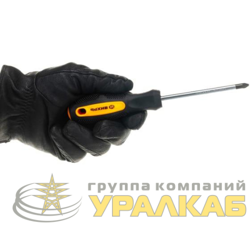 Отвертка крестовая PZ2 100мм Вихрь 