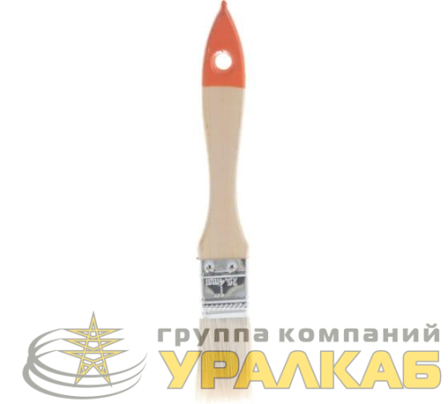 Кисть СТАНДАРТ 25мм 1дюйм. натур. щетина Вихрь 