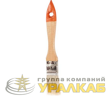 Кисть СТАНДАРТ 25мм 1дюйм. натур. щетина Вихрь 