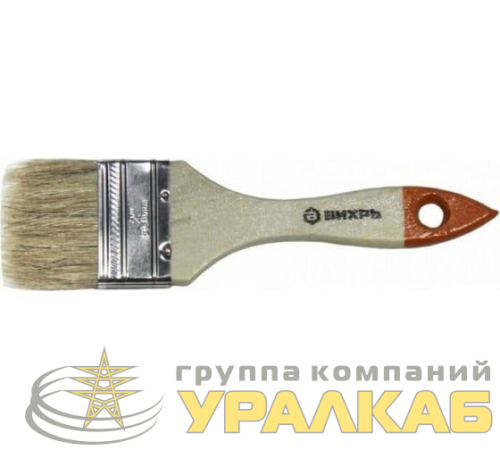 Кисть СТАНДАРТ 75мм 3дюйм. натур. щетина Вихрь 