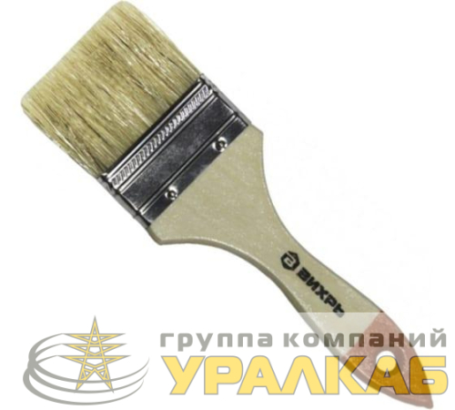 Кисть СТАНДАРТ 75мм 3дюйм. натур. щетина Вихрь 
