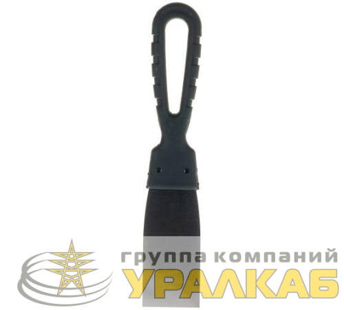 Шпатель нерж. сталь пластиковая рукоятка 40мм Вихрь 