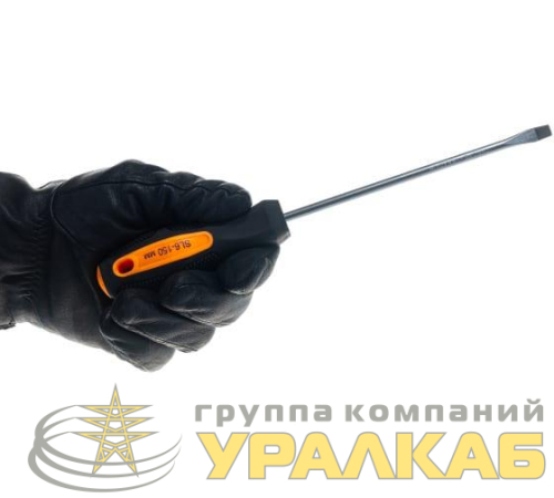 Отвертка шлицевая SL6 150мм Вихрь 