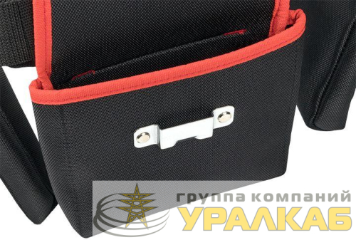 Сумка-пояс двухсекционная усиленная с двухшпеньковым ремнем С-12 Master EKF 