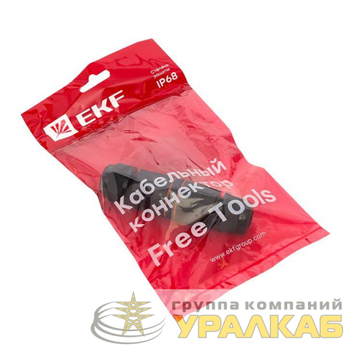 Коннектор кабельный I-образ. СМК 3PIN IP68 FreeTools PROxima EKF 
