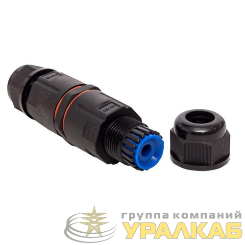 Коннектор кабельный I-образ. СМК 3PIN IP68 FreeTools PROxima EKF 