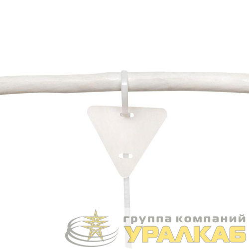 Бирка кабельная маркировочная У-136 (треугольник) (уп.100шт) EKF 