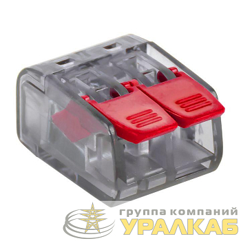 Клемма строительно-монтажная СМК 221-412 2-проводная 0.2-4кв.мм (уп.100шт) PROxima EKF 