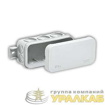 Коробка распределительная ОП 43х80х35мм 10 вводов IP54 бел. Ruvinil 