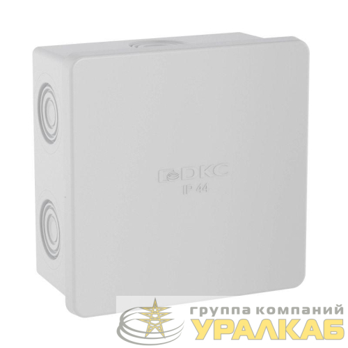 Коробка распределительная ОП 80х80х40мм IP44 6 каб. ввод DKC 