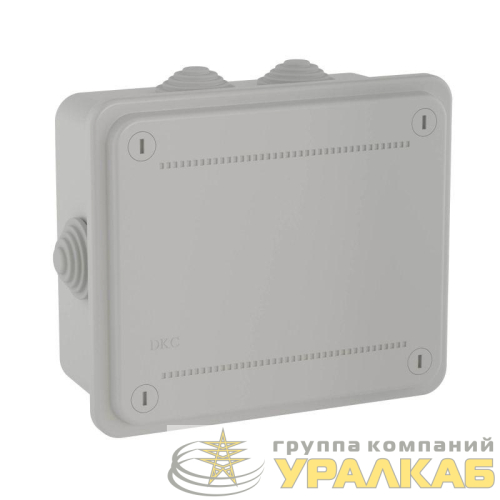 Коробка распределительная ОП 120х80х50мм IP55 6 каб. ввод DKC 