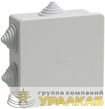 Коробка распаячная ОП 85х85х40 IP44 KM41235 (6 каб.ввод.) IEK 