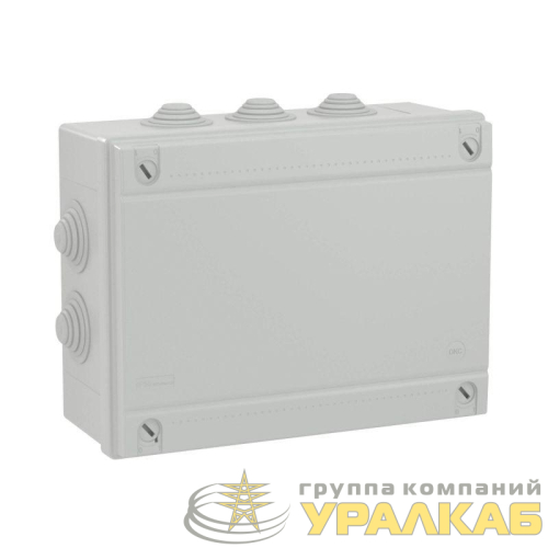 Коробка распределительная ОП 300х220х120мм IP55 10 каб. ввод DKC 