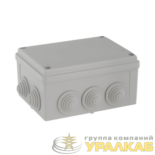 Коробка распределительная ОП 150х110х70мм IP55 10 каб. ввод DKC 