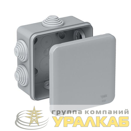 Коробка распределительная ОП 100х100х50мм DIY SE 