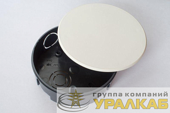 Коробка ответвительная СП 80х17мм (размер коробки без крышки d71х15мм) SE 