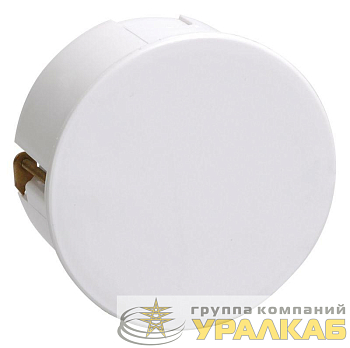 Коробка распаячная СП 80х40 КМ41024 для полых стен (метал. лапки. с крышкой) IEK 