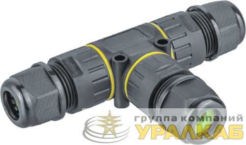 Коннектор кабельный T-образный 82 836 NTB-T02-3P-IP68 3PIN Navigator 