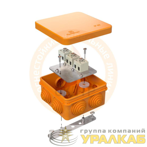 Коробка огнестойкая ОП  Е15-Е120 80х80х40 Промрукав 