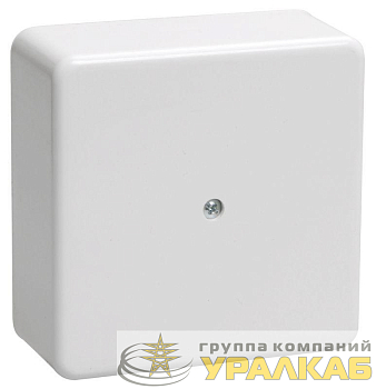 Коробка распаячная ОП 100х100х44 IP20 KM41222 (6 клем. 6кв.мм) бел. IEK 