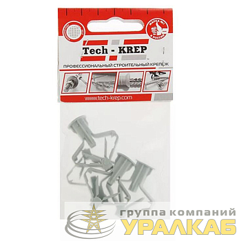 Дюбель (анкер) Бабочка полипропилен 10х50 (уп.4шт) Tech-KREP 
