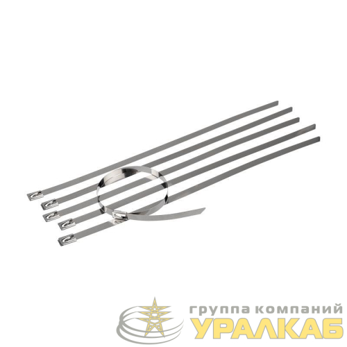 Хомут кабельный 4.6х100 сталь (уп.50шт) Rexant 