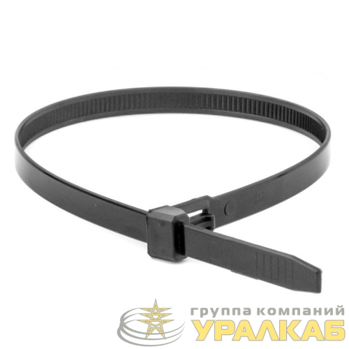 Хомут кабельный 7.6х250 полиамид многоразовый бел. (уп.100шт) DKC 