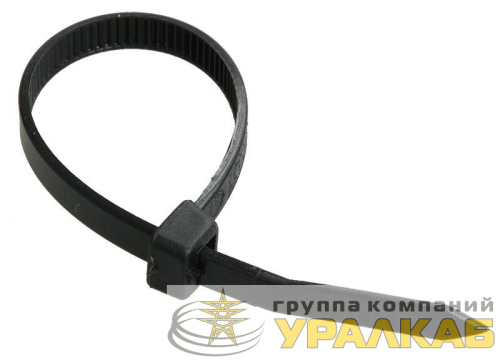 Хомут кабельный 2.5х200 нейл. черн. (уп.100шт) IEK 
