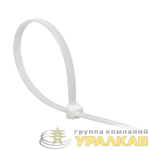 Хомут кабельный 4.8х350 нейл. бел. (уп.100шт) EKF 