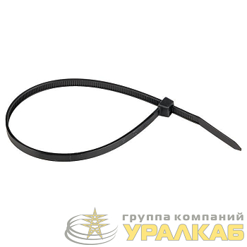 Хомут кабельный 4.8х250 нейл. черн. (уп.100шт) EKF 