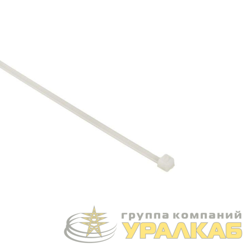 Хомут кабельный 2.5х150 нейл. бел. (уп.100шт) EKF 