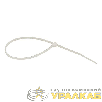 Хомут кабельный 2.5х200 нейл. бел. (уп.100шт) EKF 