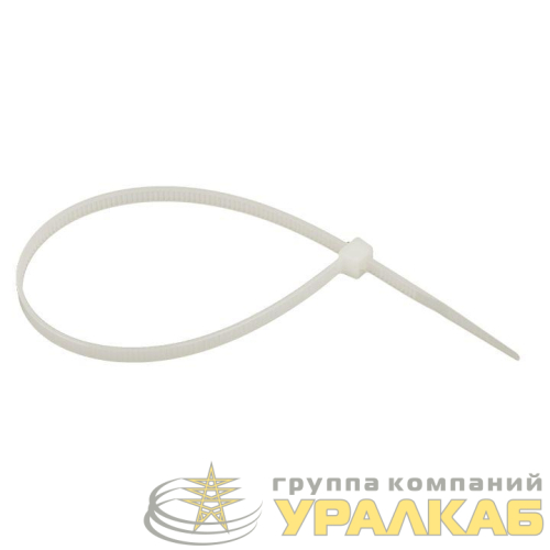Хомут кабельный 3.6х180 нейл. бел. (уп.100шт) EKF 