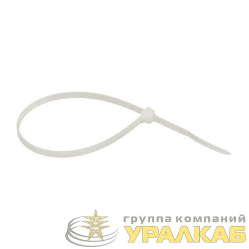Хомут кабельный 3.6х200 нейл. бел. (уп.100шт) EKF 