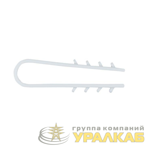Дюбель-хомут d5-10мм для круглого кабеля бел. (уп.50шт) PROxima EKF 