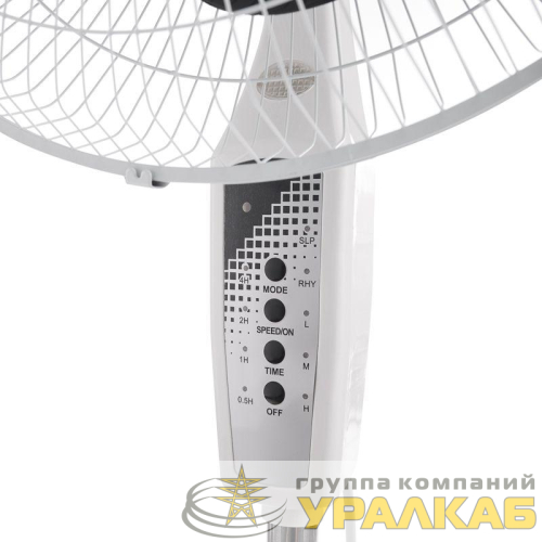 Вентилятор напольный DX-1608R 40Вт 220В с пультом и таймером бел./черн. DUX 