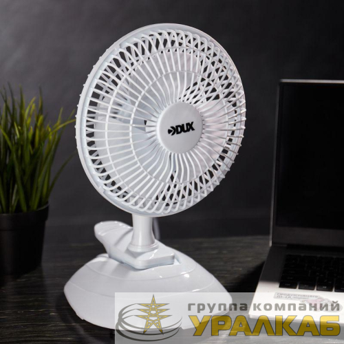 Вентилятор настольный DX-614 15Вт 220В бел. DUX 