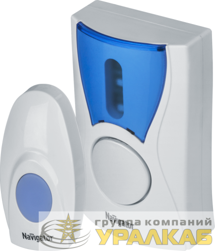 Звонок беспроводной 61 268 NDB-A-DC02-1V1-WH Navigator 