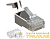 Разъем RJ45 8P8C кат.6 FTP PLUG-8P8C-UV-C6-TW-SH-10 экранир. универс. (уп.10шт) Hyperline 