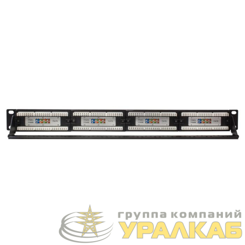 Патч-панель UTP 24хRJ-45 кат.5E 1U 19дюйм SUPRLAN 