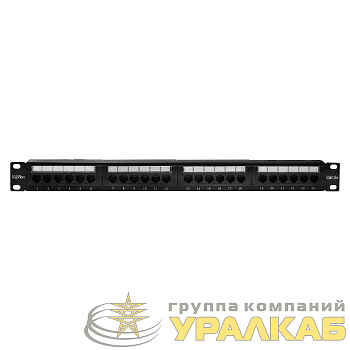 Патч-панель UTP 24хRJ-45 кат.5E 1U 19дюйм SUPRLAN 