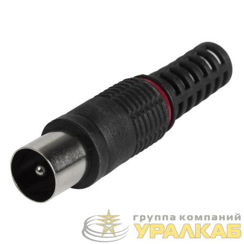Разъем штекер TV без пайки черн. PROCONNECT 